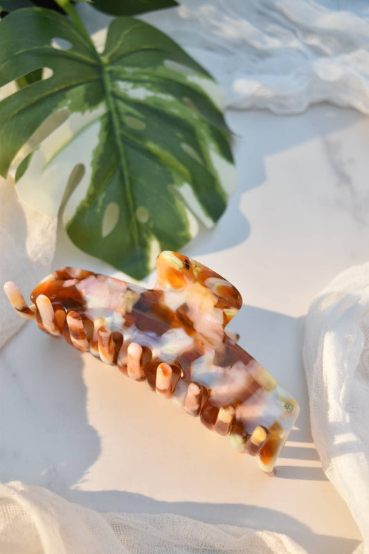 Rectangle All Acetate Claws- Extra Large Hair Clips Claws : Venus Sunray