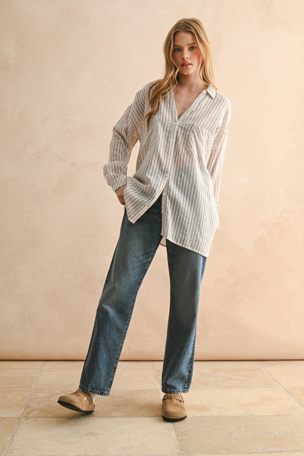 STRIPED BUTTONDOWN SHIRT