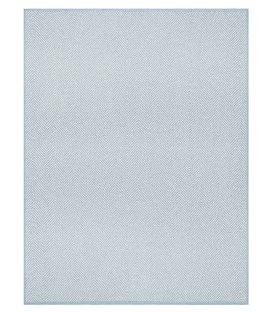 Harborview Herringbone Sky Blanket: Midi