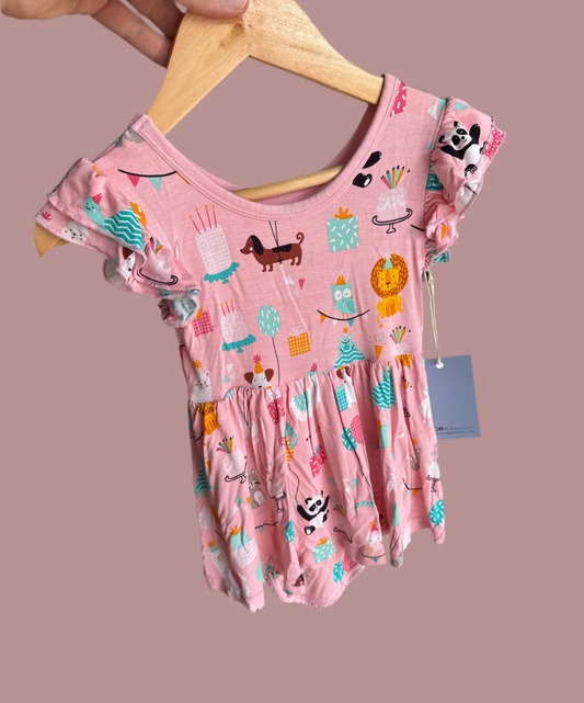 PL Little sleepies Birthday dress 18-24 M
