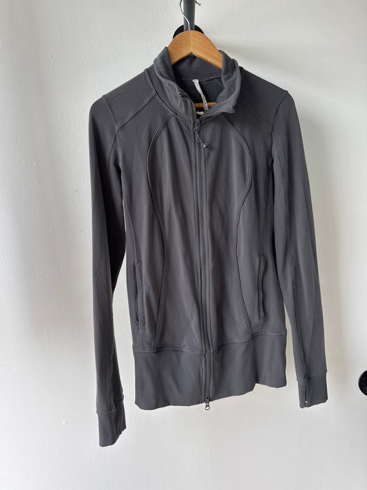 PL Lululemon ZIP up long sleeve gray 10