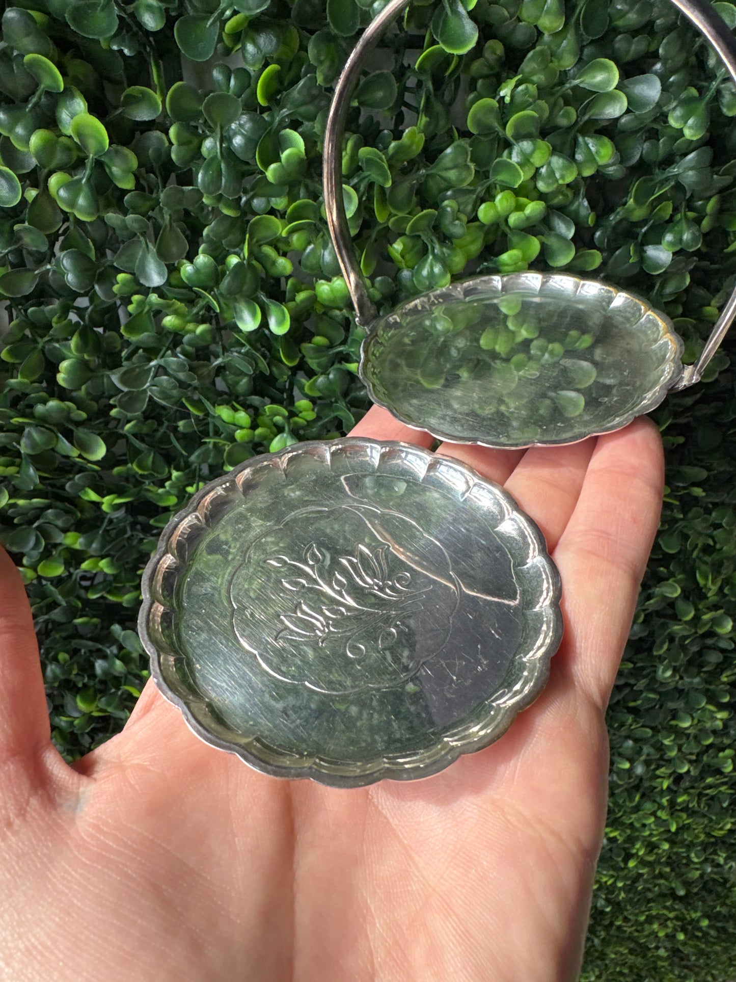 Vintage Swedish Mini plates coasters