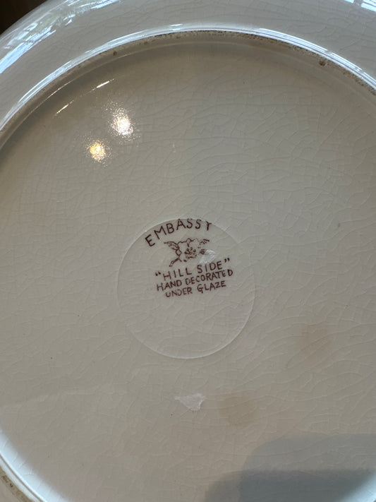 Vintage large 12 inch plate