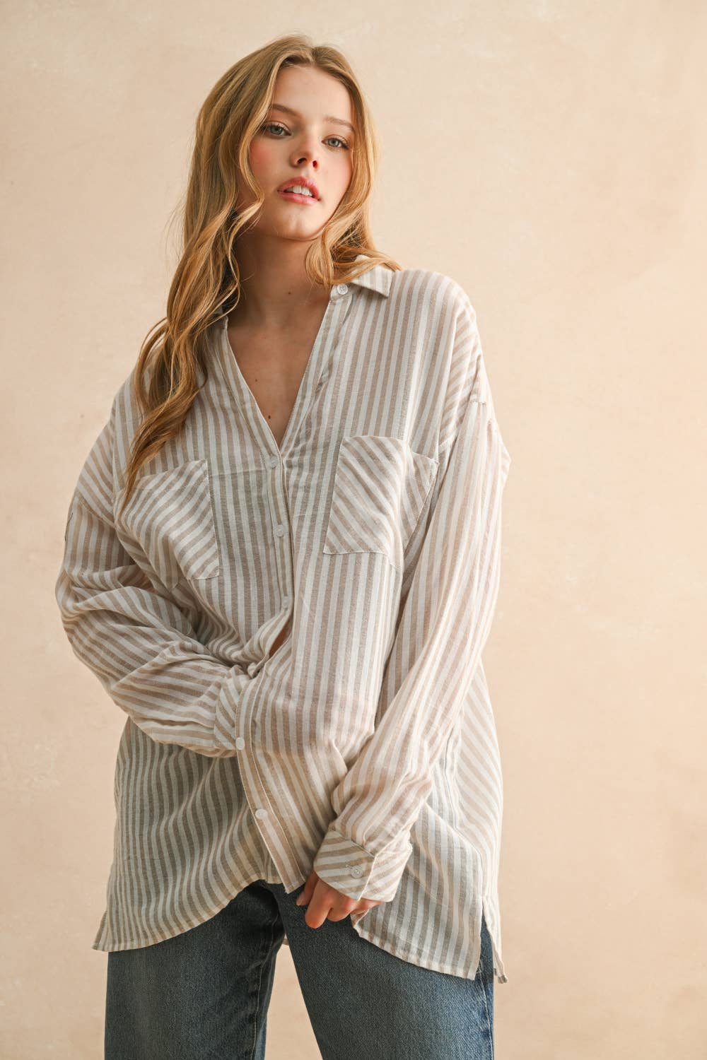 STRIPED BUTTONDOWN SHIRT