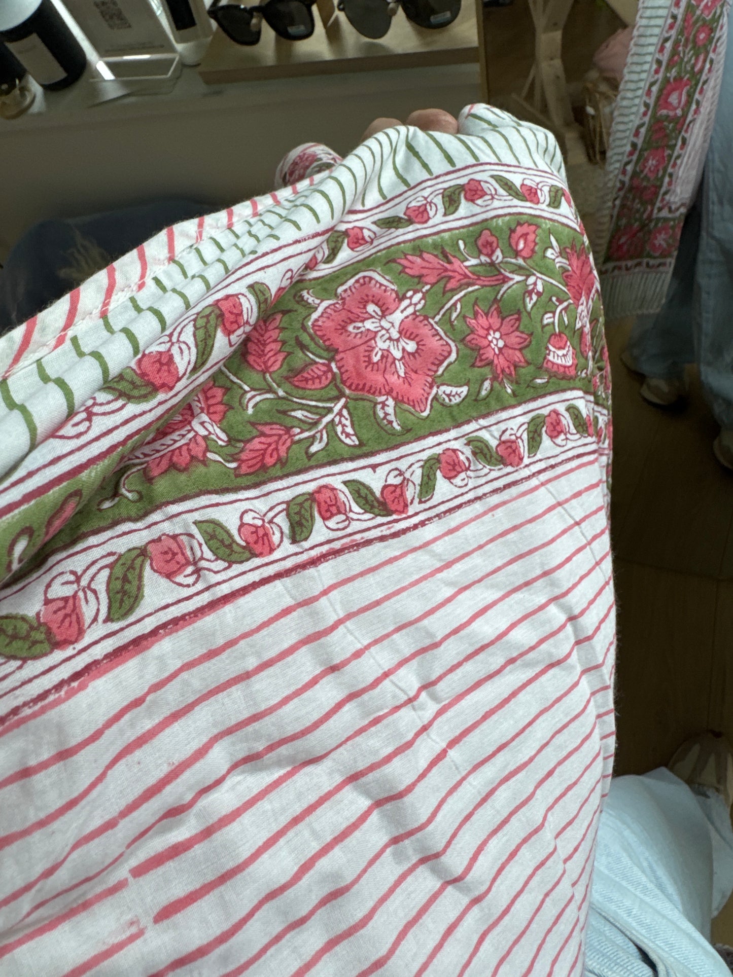 Women's Quilted Robes Hand Block Printed