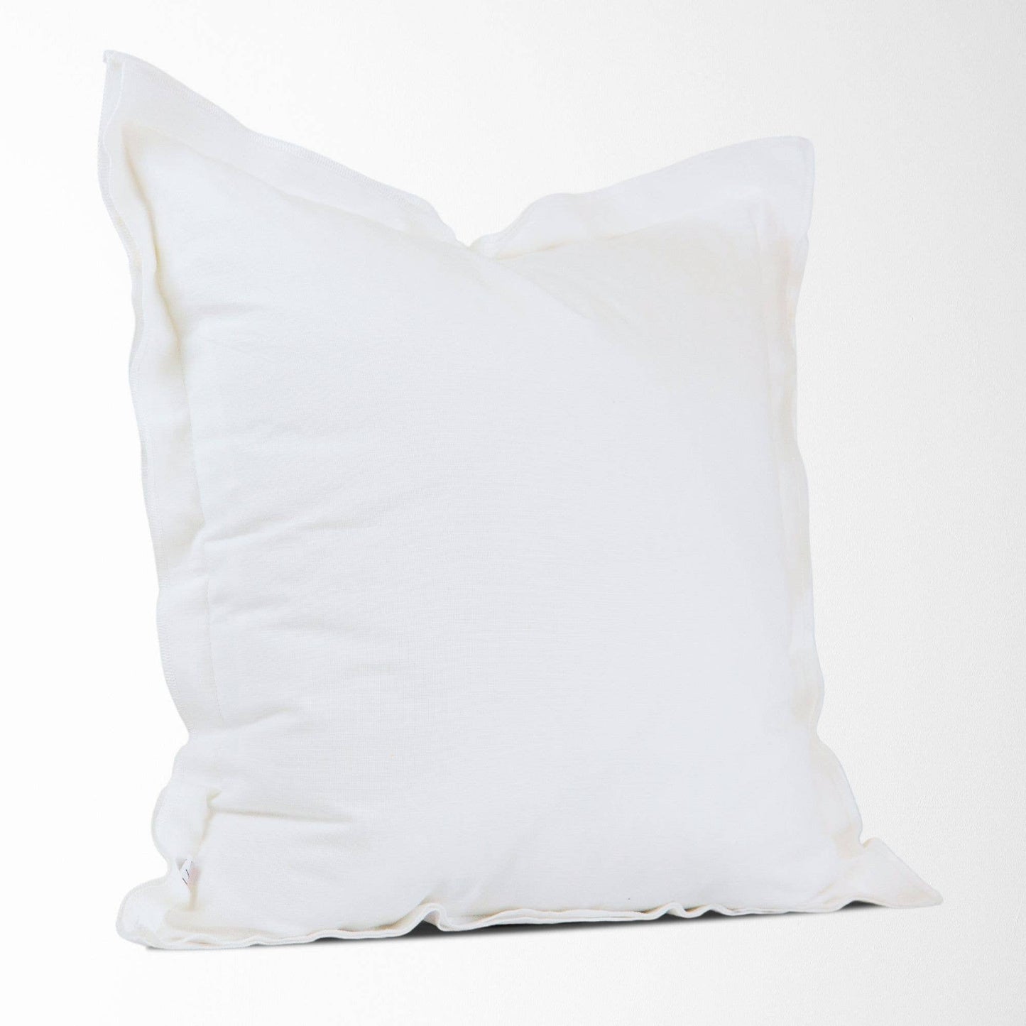 Leah Linen Pillow Cover – Soft, Breathable, Home Decor: White / 20x20