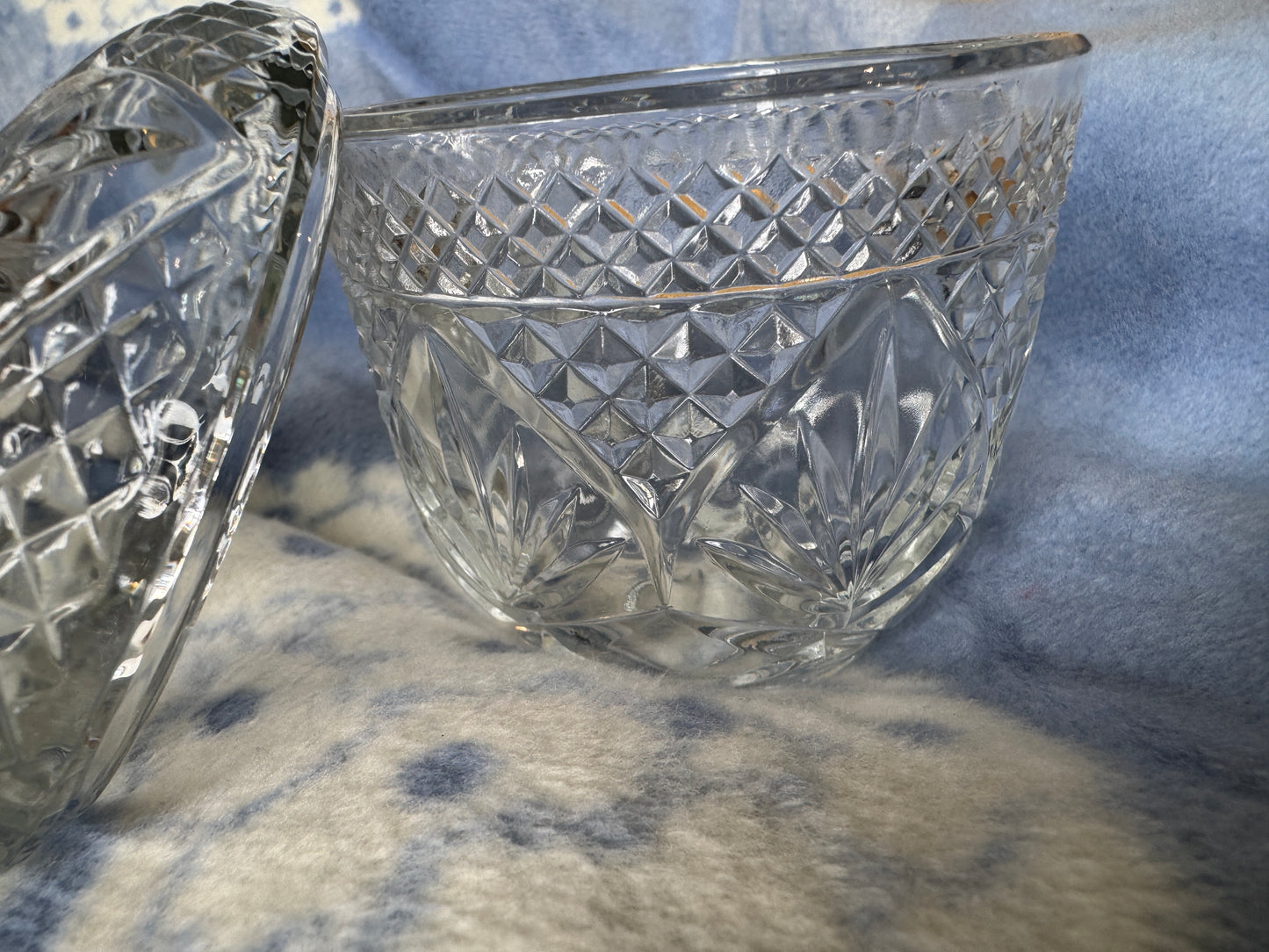 Glass Sugar bowl