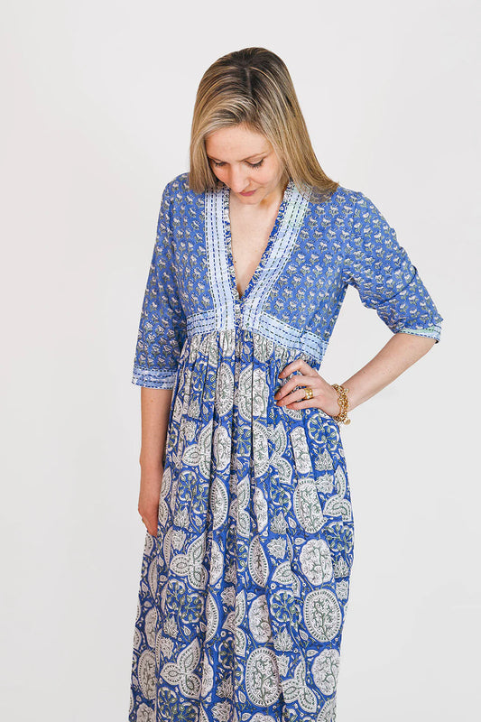 Coastal Blues kaftan