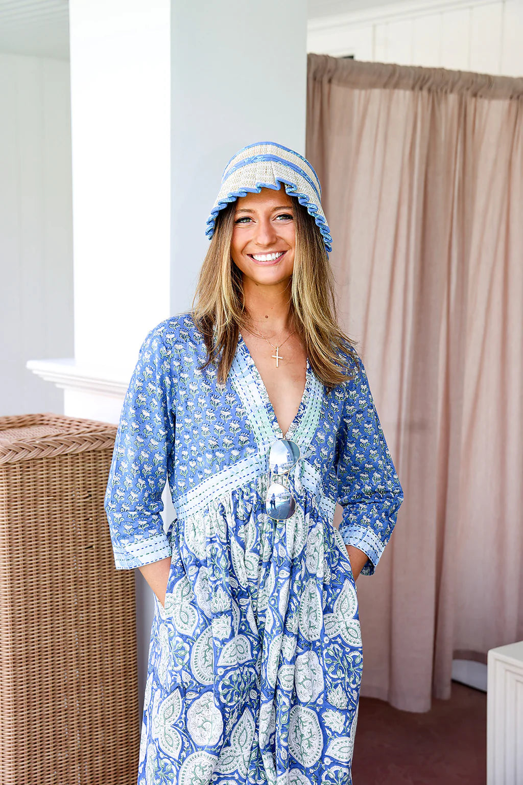 Coastal Blues kaftan