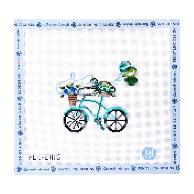 Turtle on Bike Canvas