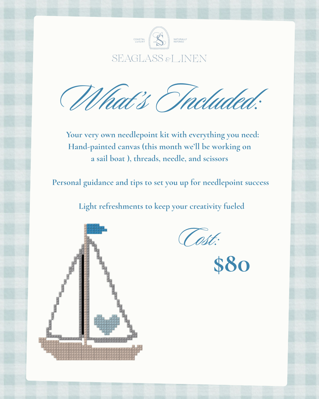 Learn to Needlepoint Class April