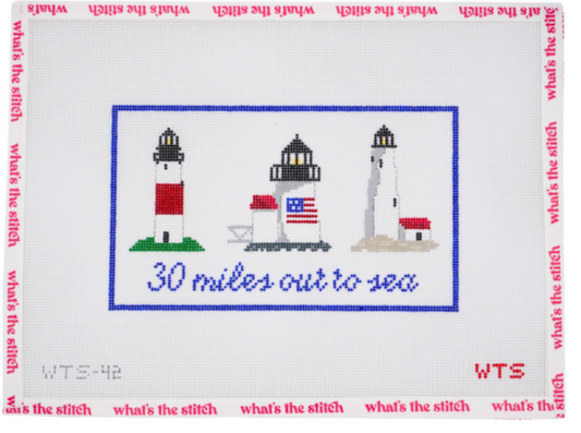 30 Miles Out to Sea Canvas