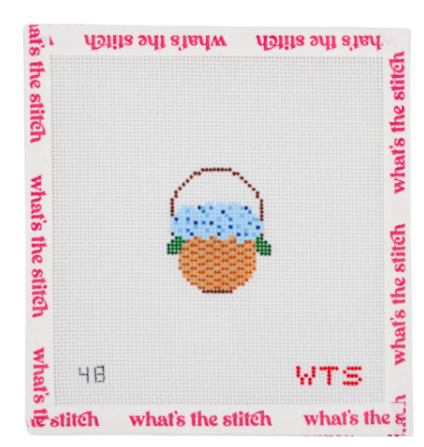 Mini Hydrangea Basket Canvas