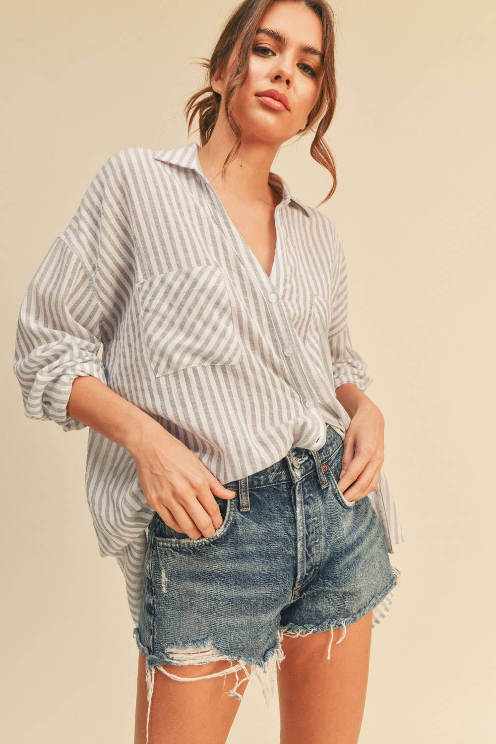 STRIPED BUTTONDOWN SHIRT