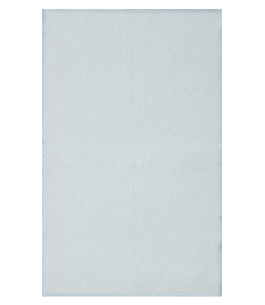 Harborview Herringbone Sky Blanket: Midi