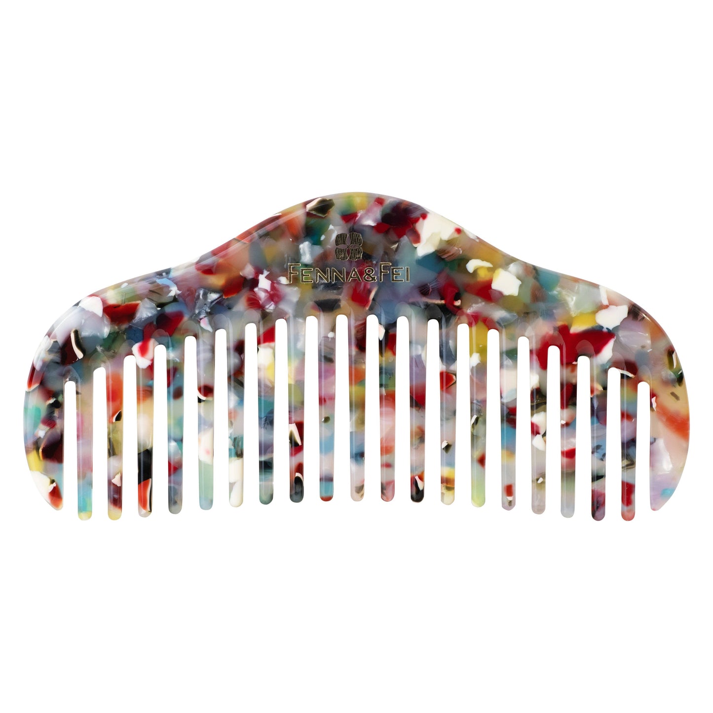 RuYi Comb Collection Acetate Resin Comb: Rainbow