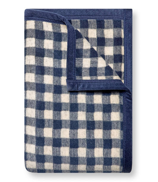 Gingham Navy Midi: Midi