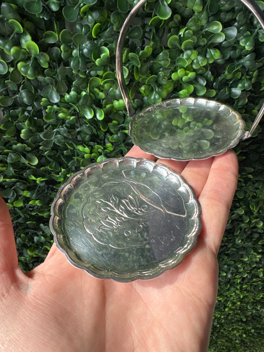 Vintage Swedish Mini plates coasters