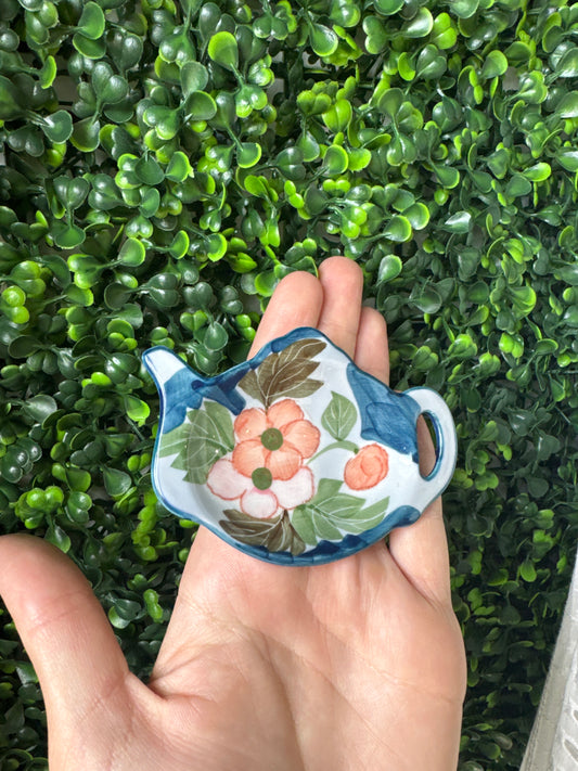 Vintage teabag plate
