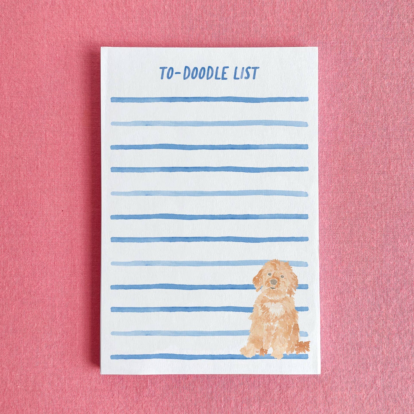 To-Doodle Notepad | Goldendoodle Notepad | To-Do Dog Notepad