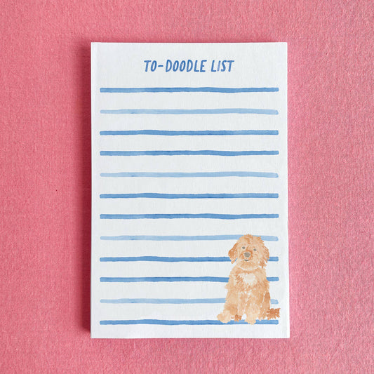 To-Doodle Notepad | Goldendoodle Notepad | To-Do Dog Notepad