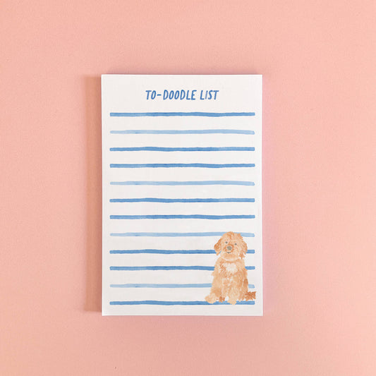 To-Doodle Notepad | Goldendoodle Notepad | To-Do Dog Notepad