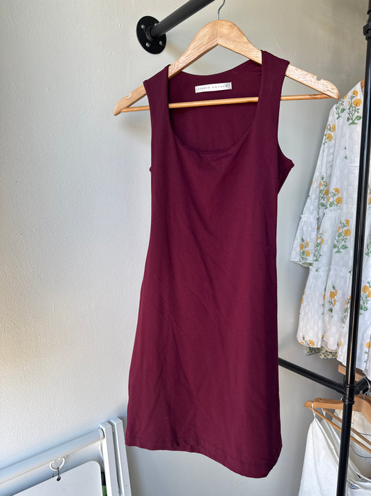 PL Susana Monaco burgundy  dress