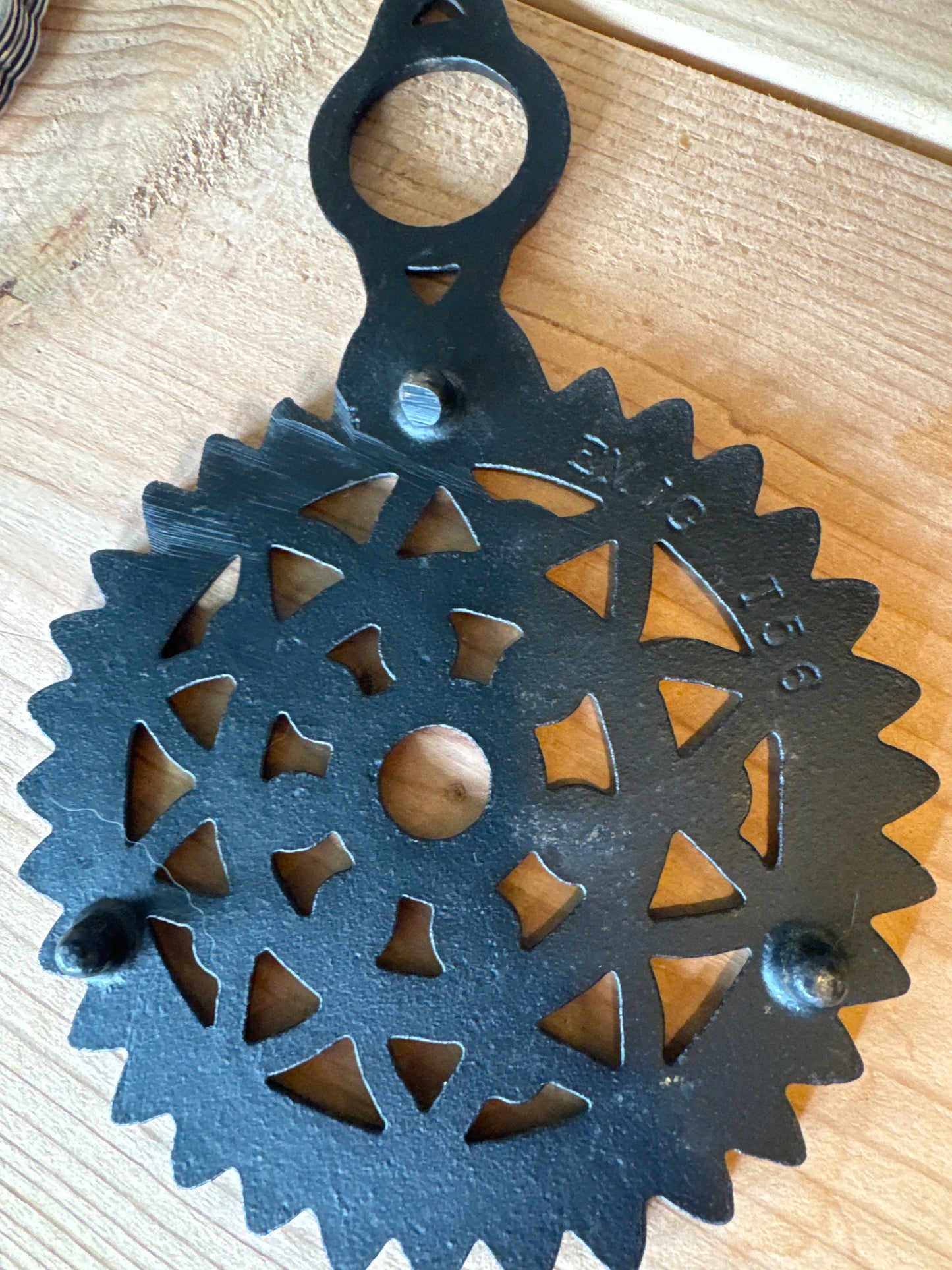 Vintage cast iron Trivet