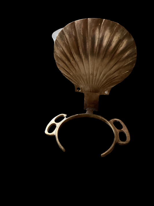 Vintage tooth brush holder brass