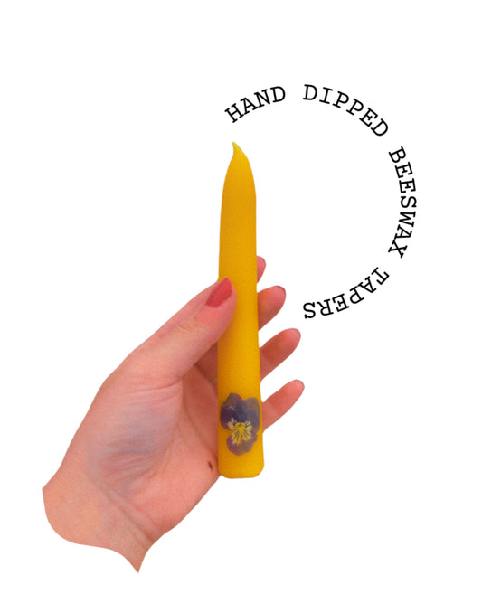 Beeswax Tapers