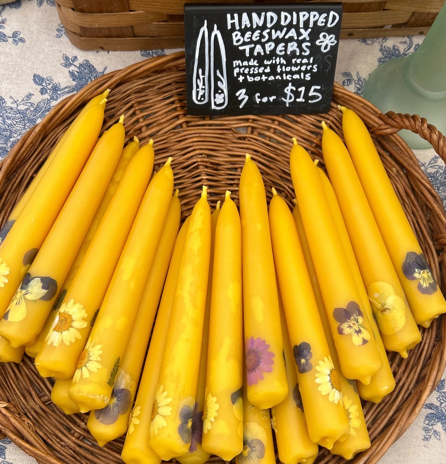Beeswax Tapers
