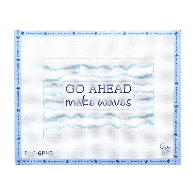 Go ahead make waves canvas