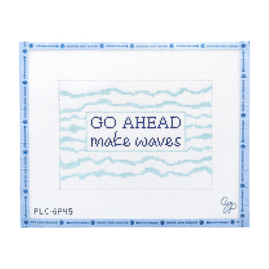 Go ahead make waves canvas