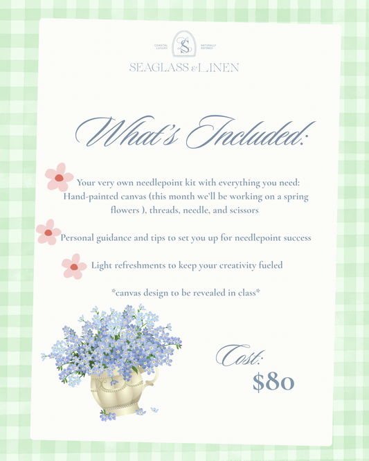 Beginners Needlepoint Class February 28