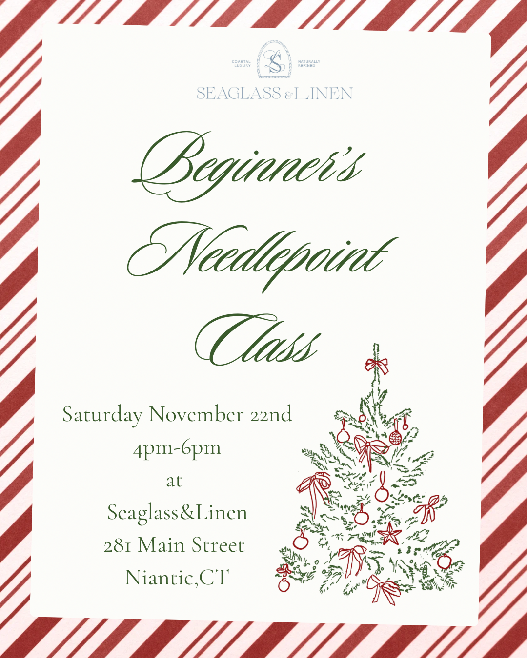 November Beginners Needlepoint Class