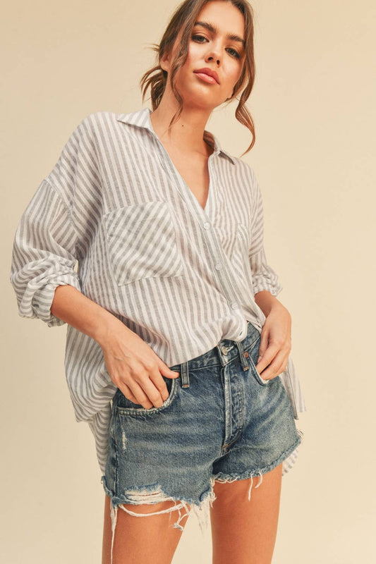STRIPED BUTTONDOWN SHIRT