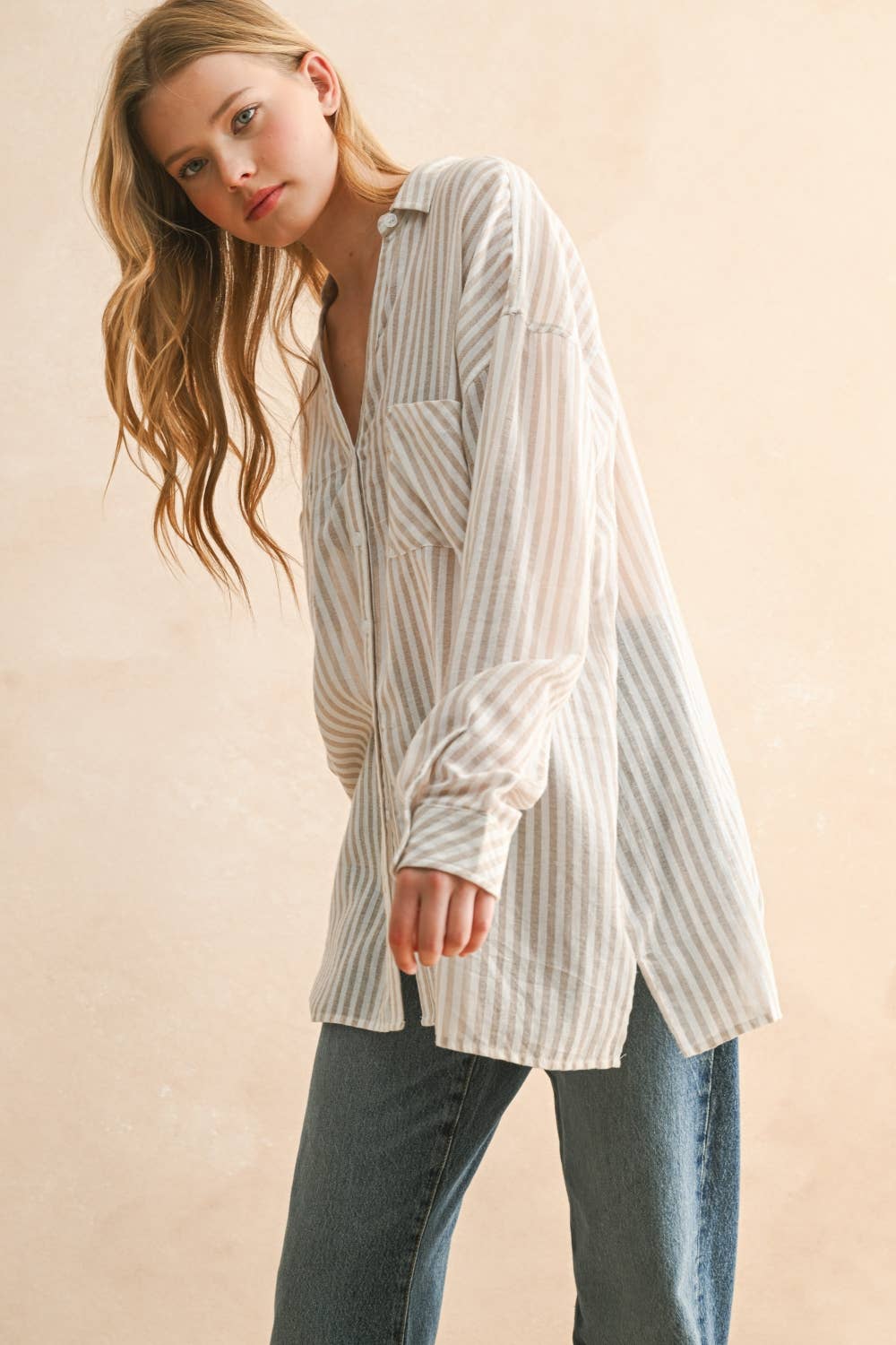 STRIPED BUTTONDOWN SHIRT