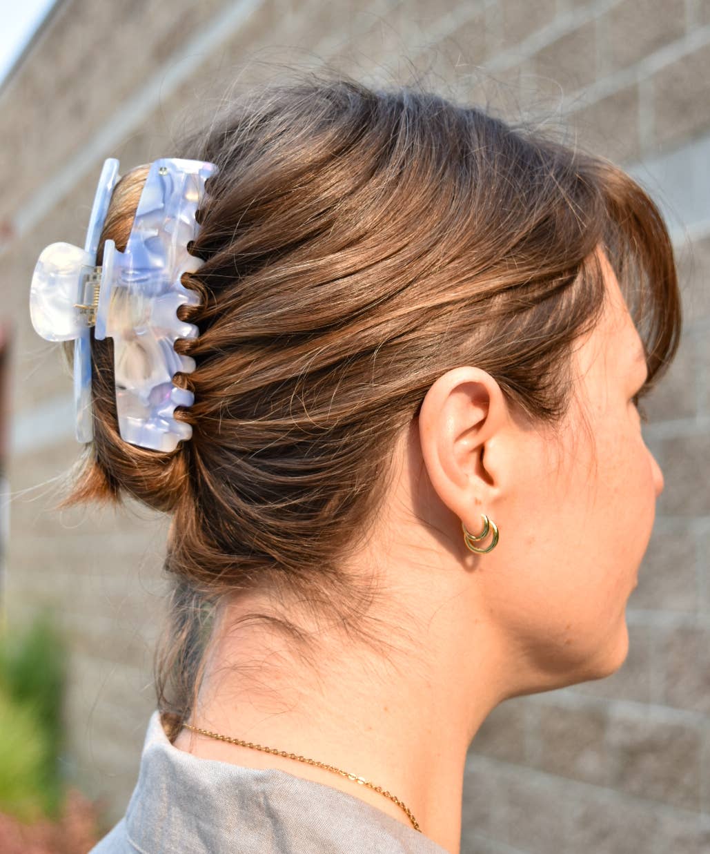 Rectangle All Acetate Claws- Extra Large Hair Clips Claws : Venus Sunray