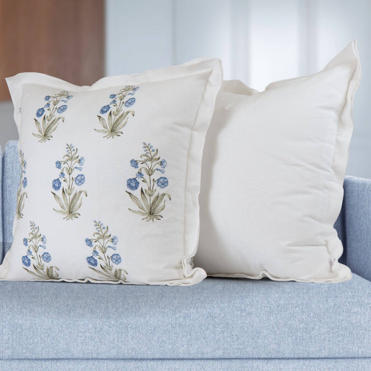 Leah Linen Pillow Cover – Soft, Breathable, Home Decor: White / 20x20